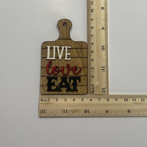 Handmade Tiered Tray Decor - Live Love Eat - Picture 7 of 12